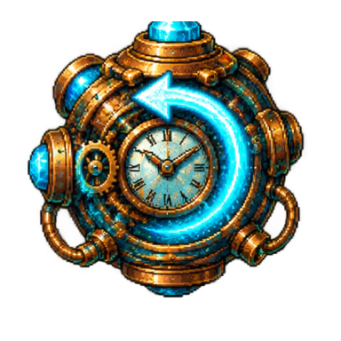 Chronometer Rewind symbol 9