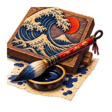 Layers of the Great Wave symbol 9